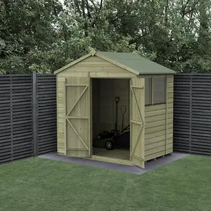 Beckwood 7x5 Apex Shed - 2 Windows - Double Door