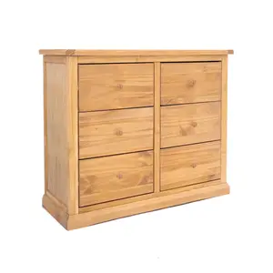 Lucca 6 Drawer Chest of Drawers Wood Knob