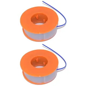 2 x Bosch Strimmer Trimmer Spool And Line ART23, ART26, ART30, ART2300, ART300, ART2600 by Ufixt