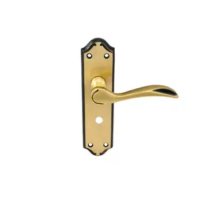 Madrid Bathroom Door Handle Florentine Bronze