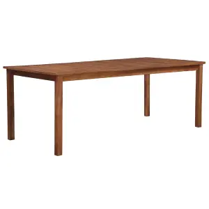 Berkfield Garden Table 200x100x74 cm Solid Acacia Wood