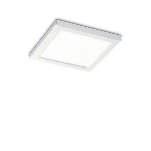 Luminosa AURA Square LED Recessed Downlight White, 3000K, Non-Dim