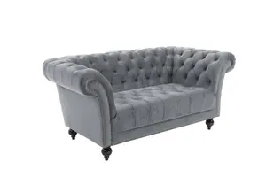 Birlea Chester 2 Seater Sofa Grey