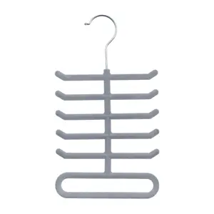 LIVIVO Grey Plastic Clothes hangers, Pack of 50