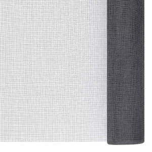 Berkfield Mesh Screen Fiberglass 112x1000 cm Grey