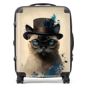 Siamese Cat Splashart Suitcase - Large