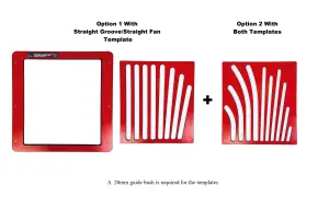 Scribe-Master Worktop Drainer Groove Plus Multi Insert Draining Groove Jig with Flex-Tech