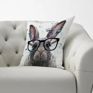 Rabbit Splashart Cushions 60cm x 60cm