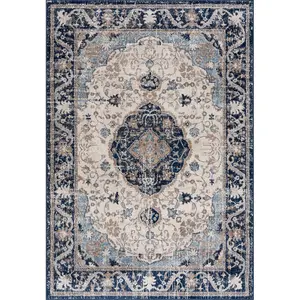 Montana Collection vintage Rugs in Blue  3922N