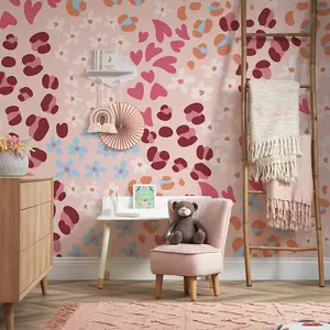 Dainty Doodles Mural In Multicoloured (300cm x 240cm)