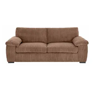 jumbo cord fabric lilly Light Brown Coffee colour 3 and 2 seater sofa