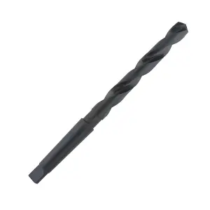 UK Drills 23.0mm Ground Morse Taper Shank Drill Bit High Speed Steel Spiral Flute