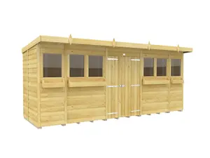 DIY Sheds 16x5 Pent Summer Shed Loglap