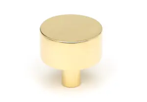 From The Anvil Polished Brass Kelso Cabinet Knob - 32mm (No Rose)