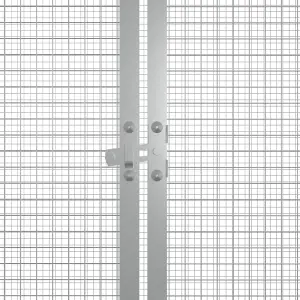 Chicken Cage Anthracite 200x91x100 cm Galvanised Steel