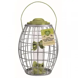 Garden Bird Feeder Peanut Hanging Feeding Station Squirrel Proof Outdoor