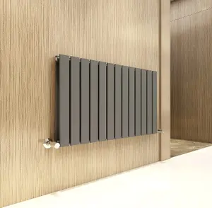 Designer Flat Panel Double Radiator 600x884 Anthracite by MCC