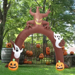 Arch Ghost Pumpkins Outdoor Halloween Inflatable Towers Yard Decoration 270cm (H)