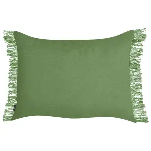 Set of 2 Cushions MABA Cotton Solid Green