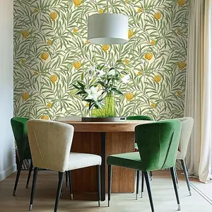 Belgravia Pomegranate Wallpaper Yellow