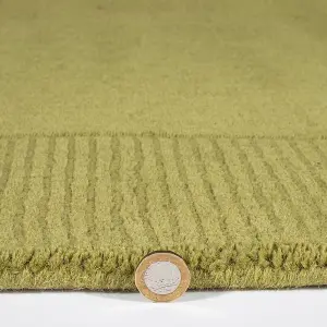 Mayfair Esme 120x170cm Olive Wool Rug