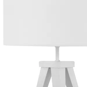 Beliani Scandinavian Table Lamp White STILETTO