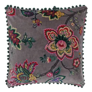 Paoletti Palampur Velvet Feather Rich Cushion