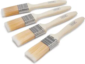 Hamilton for The Trade Emulsion & Gloss 1.5" Fine Tip Brushes- 4 Pack