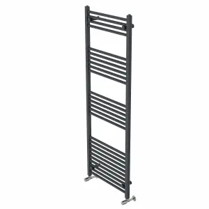 Rinse Straight Bathroom Heated Towel Rail Ladder Radiator Anthracite 1600x600mm