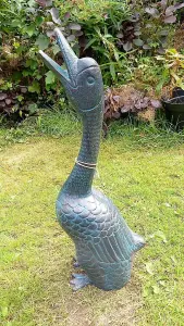 Goose Garden Ornament Sculpture cast in Aluminium