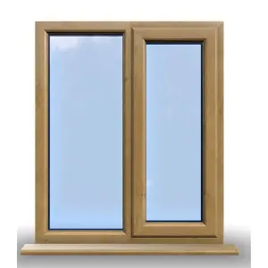 1245mm (W) x 945mm (H) Wooden Stormproof Window - 1/2 Right Opening Window - Toughened Safety Glass