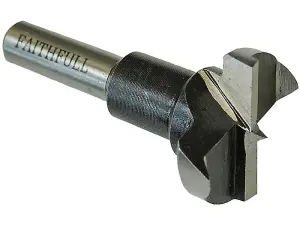 Faithfull 26mm x 60mm Hinge Boring Bit for Concealed Hinges