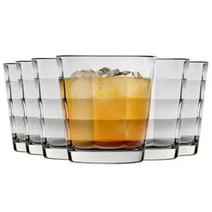 Bormioli Rocco - Cube Whisky Glasses - 240ml - Pack of 6