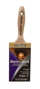 Arroworthy Rembrandt Flat Beavertail Paint Brush - 3"