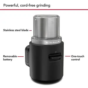 KitchenAid Go Cordless Coffee Grinder With Battery