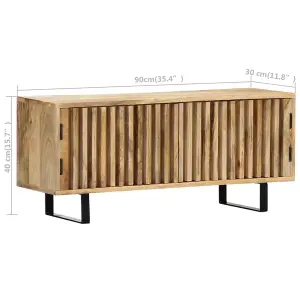 vidaXL TV Cabinet 90x30x40 cm Solid Mango Wood