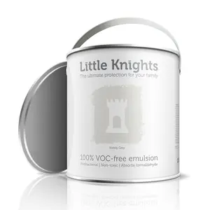 Little Knights Interior Emulsion Paint - Matte - Stately Grey - 2.5 litre