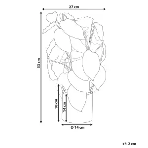 Beliani Retro Artificial Plant KIAMA Green