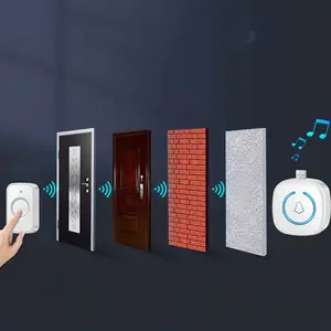 USB Wireless Doorbell for Home balck