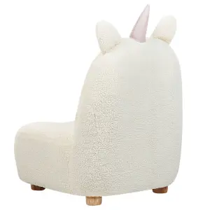 Kids Chair LULEA Fabric Off-White