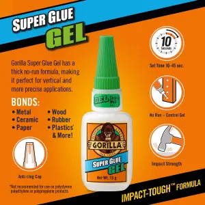 Gorilla Gel Superglue 15g