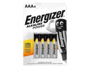 Energizer Alkaline Power AAA E91 Pack 4