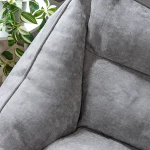 icon Natalia Chenille Armchair Bean Bag Grey Giant Bean Bag Chair