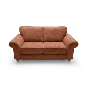 Ingrid 2 Seater Sofa in Burnt Orange