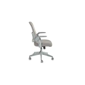 Stylish Grey Mesh Back Office Chair