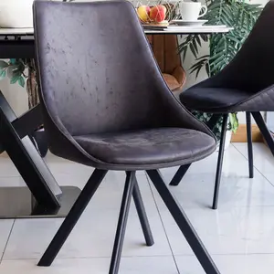 PS Global Set of 2 Alpha Dining Chairs (Grey)