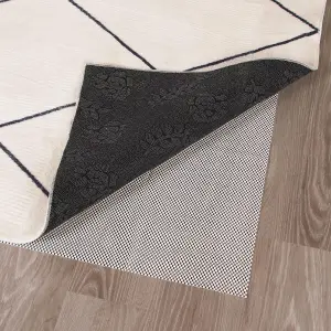 Underlay Rug Anti Slip Mat Non Slip Grip Roll Carpet Multipurpose, 150 x 220cm