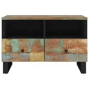 Berkfield TV Cabinet 70x33x46cm Solid Wood Reclaimed