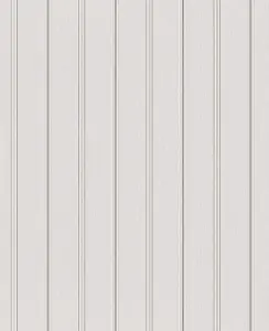 Galerie Serene Collection Metallic Glitter Grey Traditional Stripe Wallpaper Roll