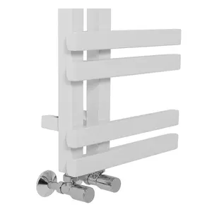 Right Radiators 1000x550 mm Reversible Heated Towel Rail Ladder Warmer Designer Radiator White